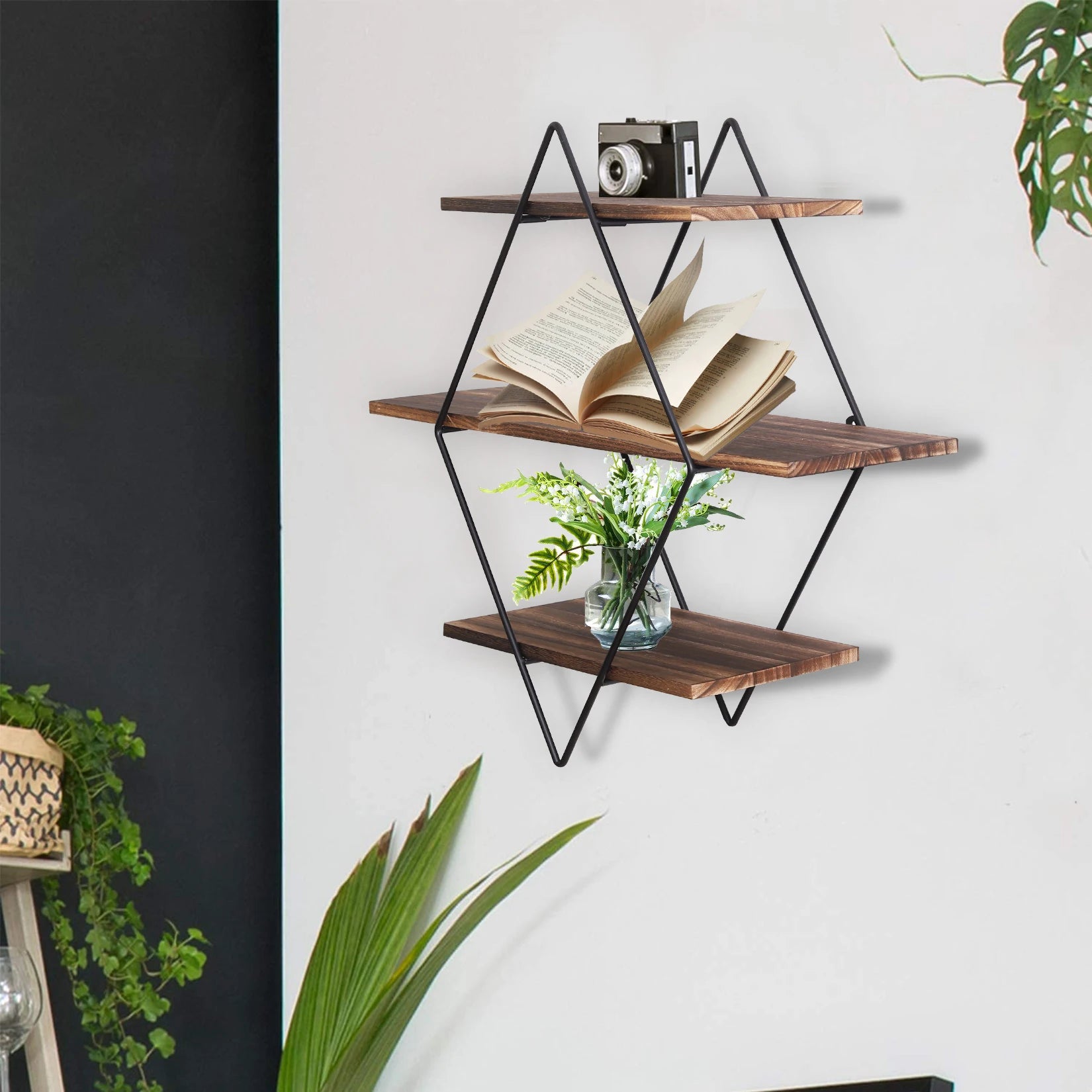 3 Tier Floating Shelf Heavy Duty