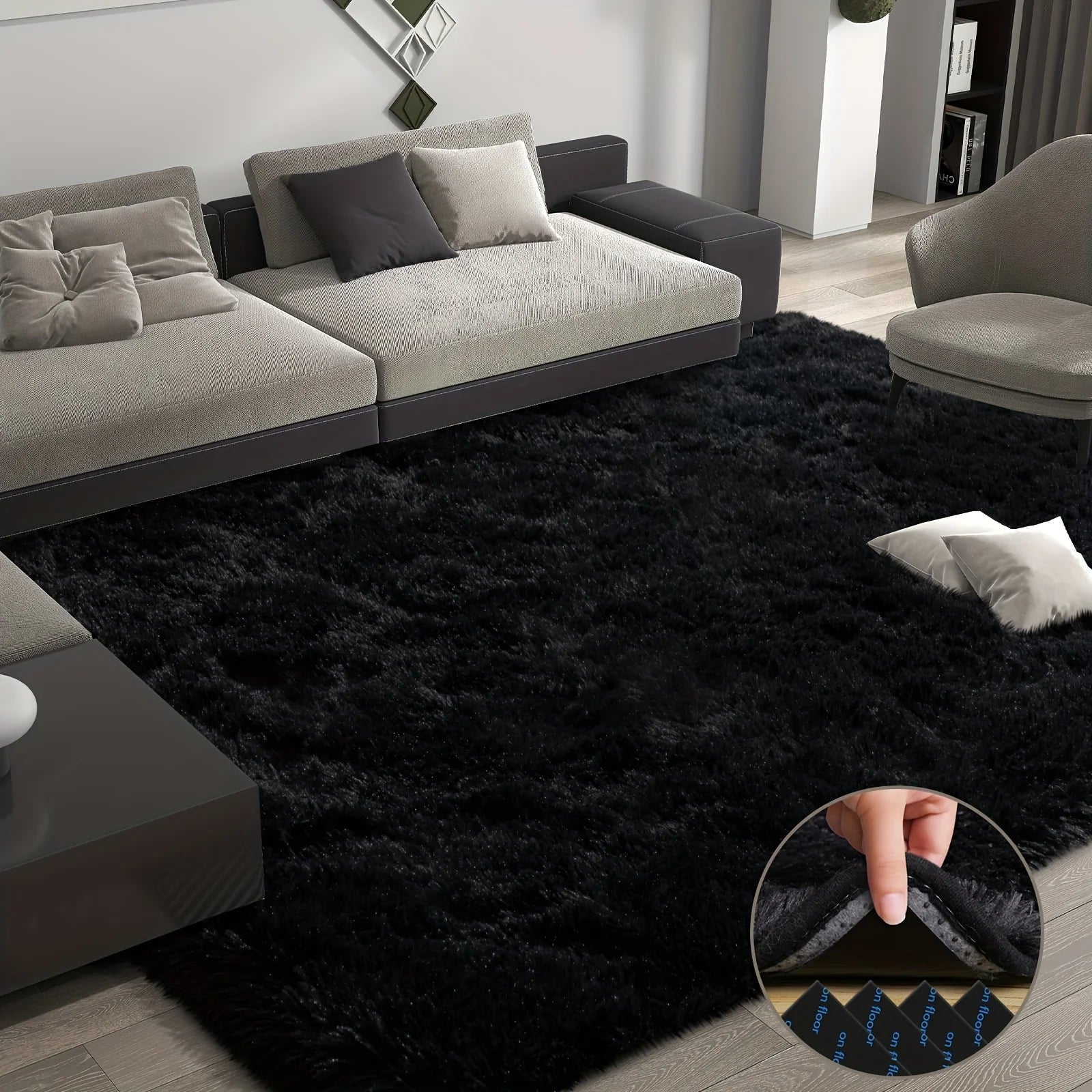 Plush Area Decorative Rug For Living Room