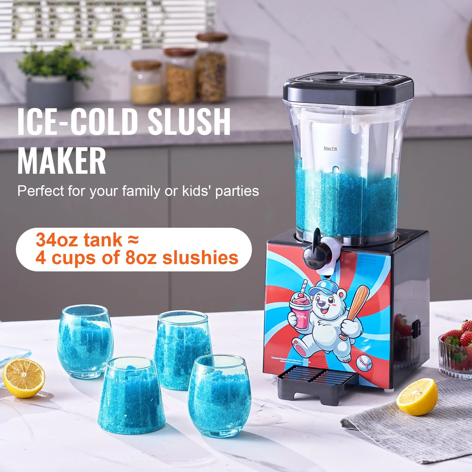 Slushy Machine Smoothie Frozen Drink Maker