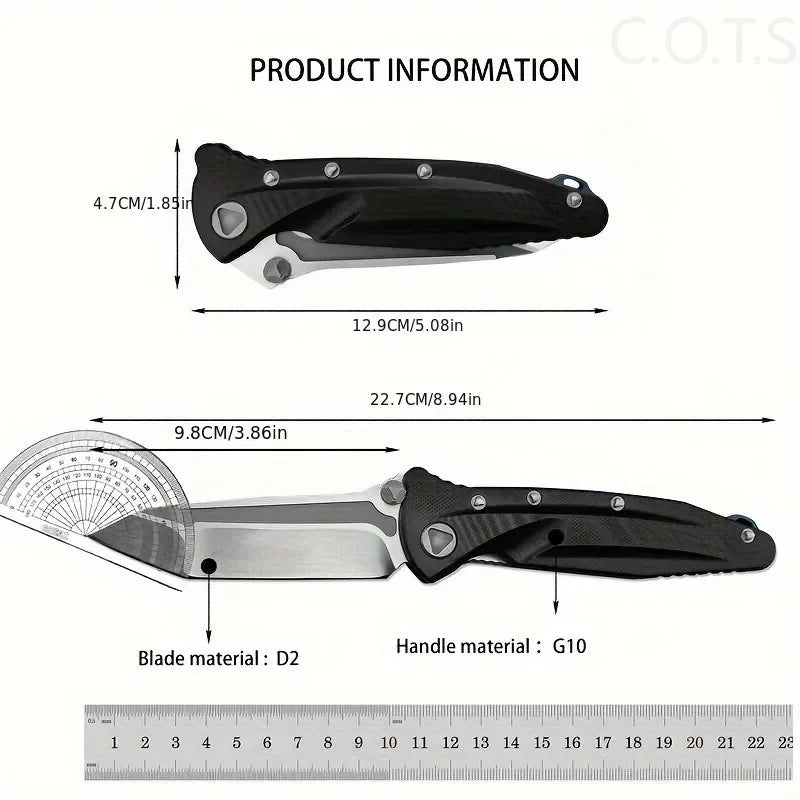 Delta Folding Pocket Knife Tanto Blade