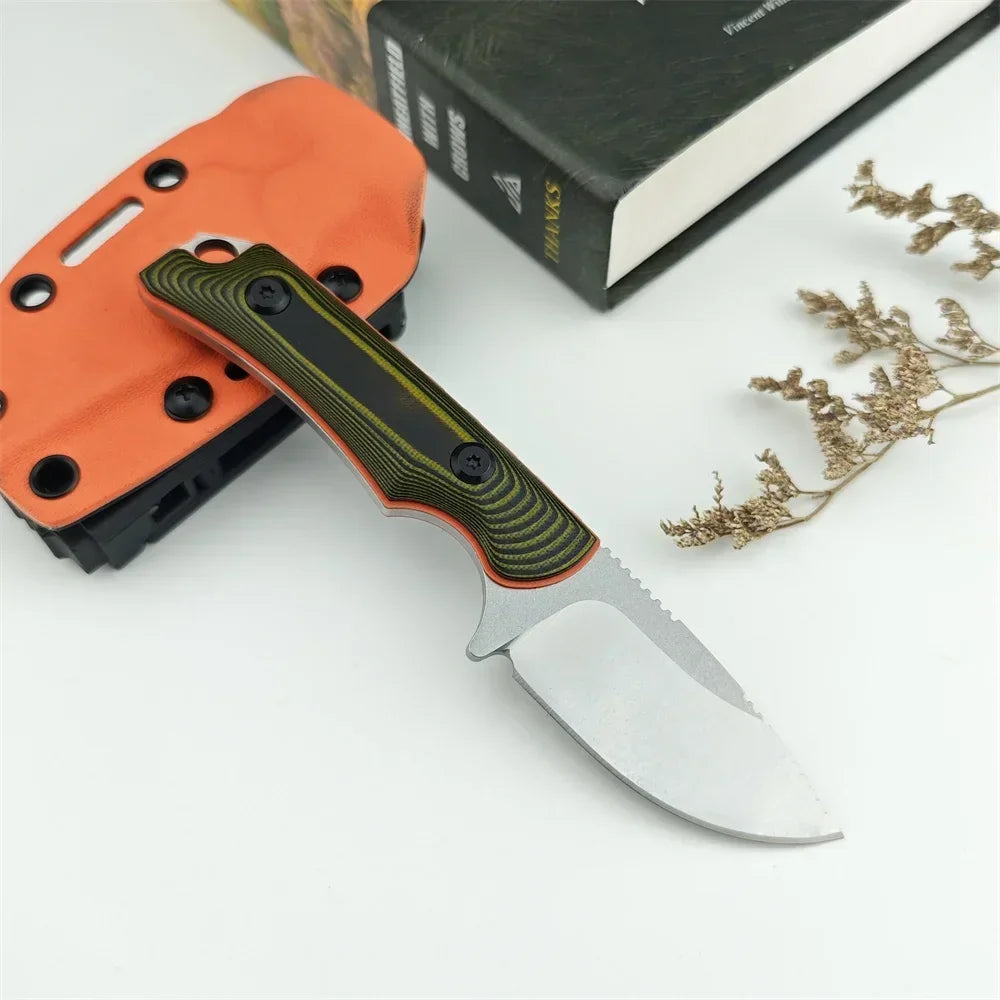 Fixed Blade Knife Camping EDC with  Sheath