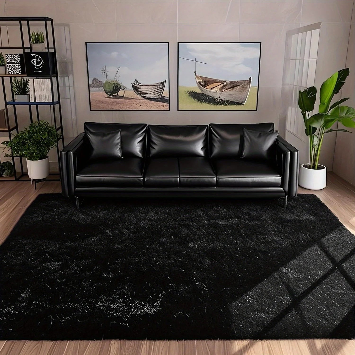 Plush Area Decorative Rug For Living Room