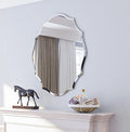 Frameless Wall Mirror With Beveled Edge