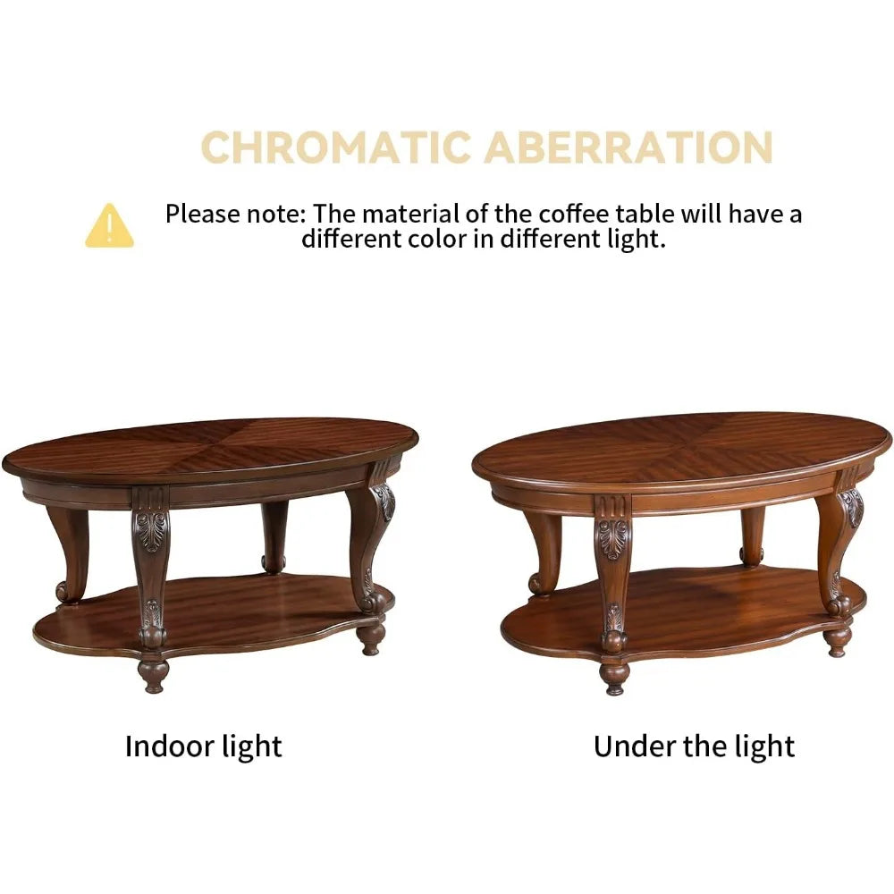 43 Inch Cherry Coffee Table