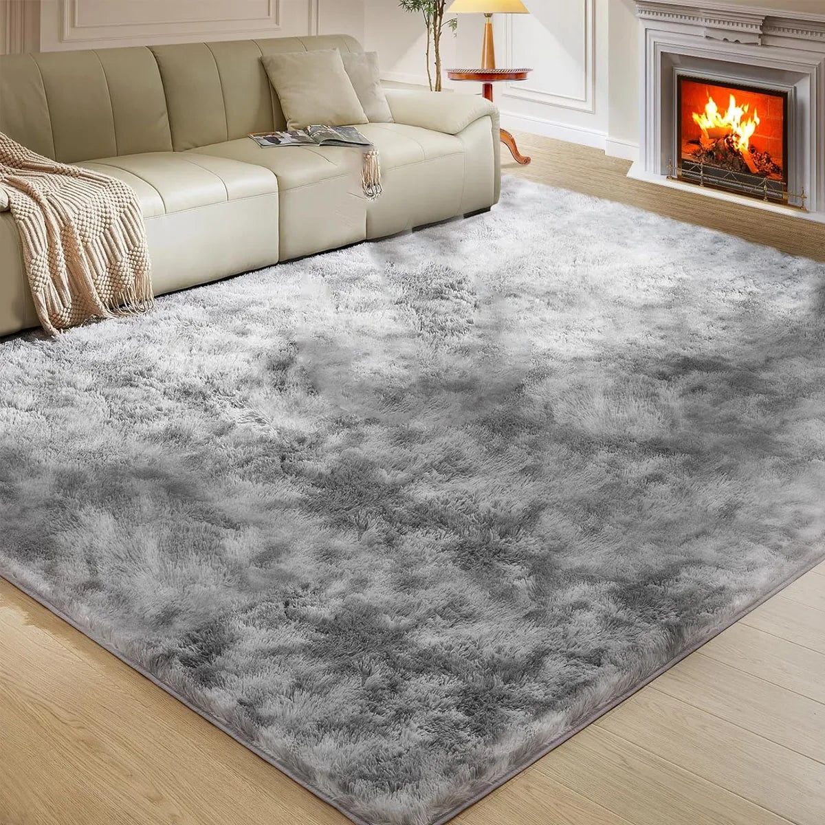 Soft Area Rugs for Living Room Non-Slip