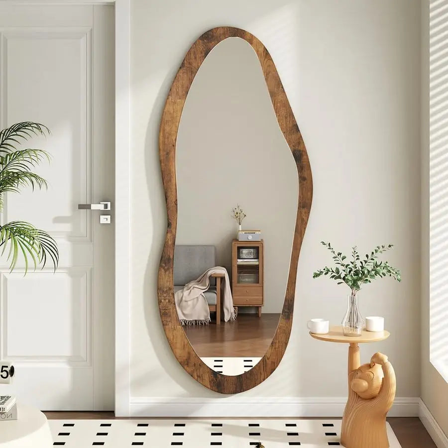 Wood Framed Mirror Full Length