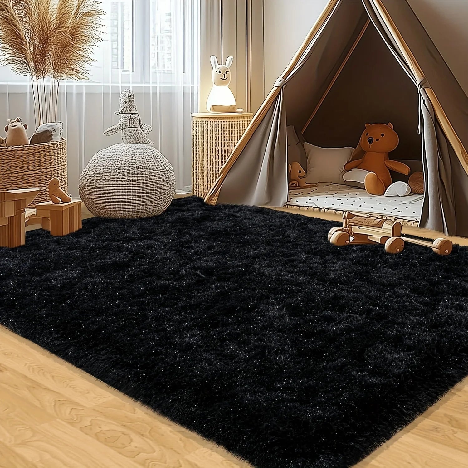 Plush Area Decorative Rug For Living Room