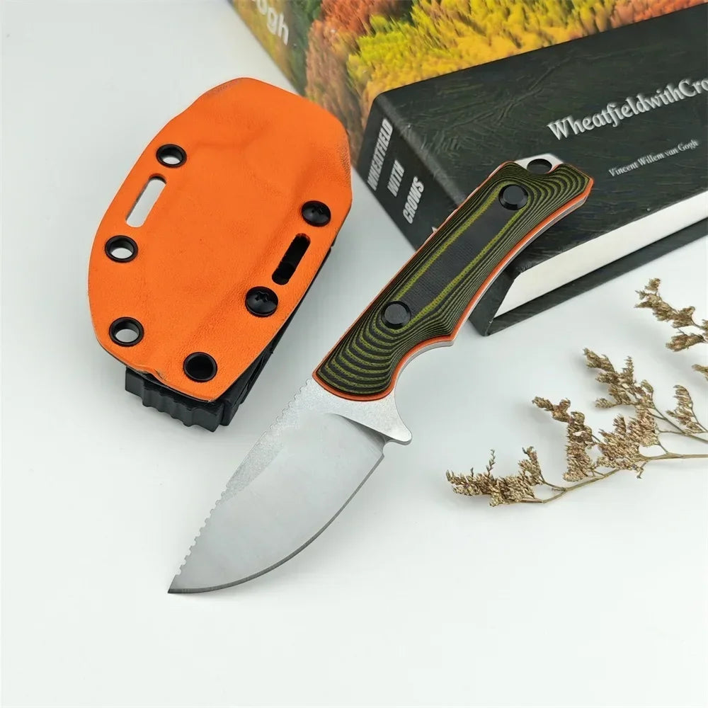 Fixed Blade Knife Camping EDC with  Sheath