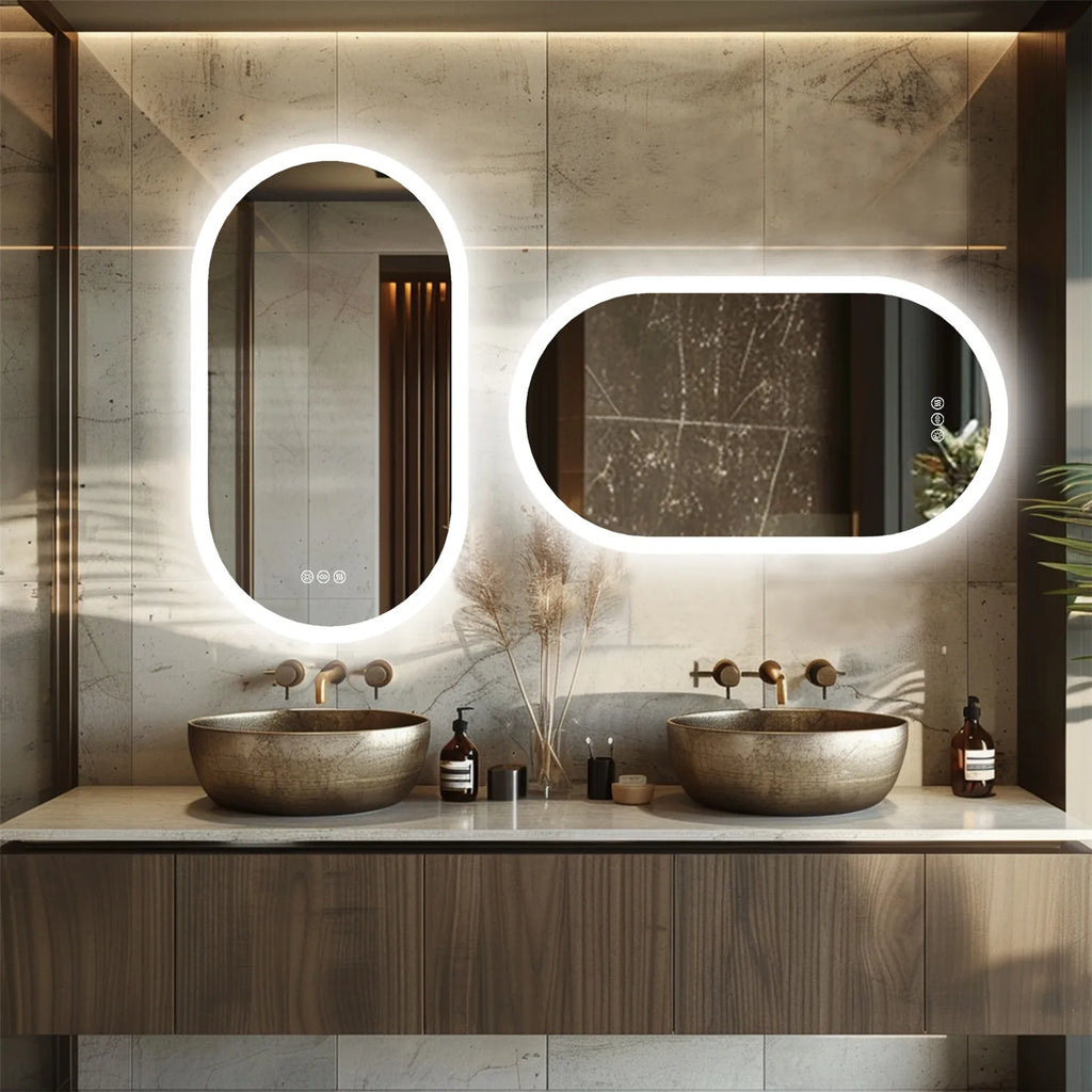 Smart LED Bathroom Mirror Wall Mounted