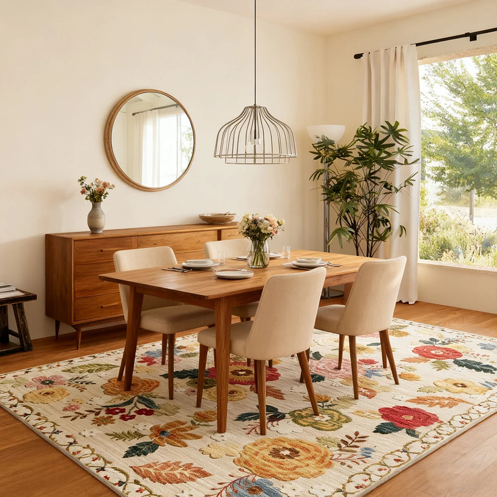 Area Rug 8x10  Large rug Boho Design