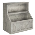 Kids Bookshelf Wooden Toy Storage Organizer