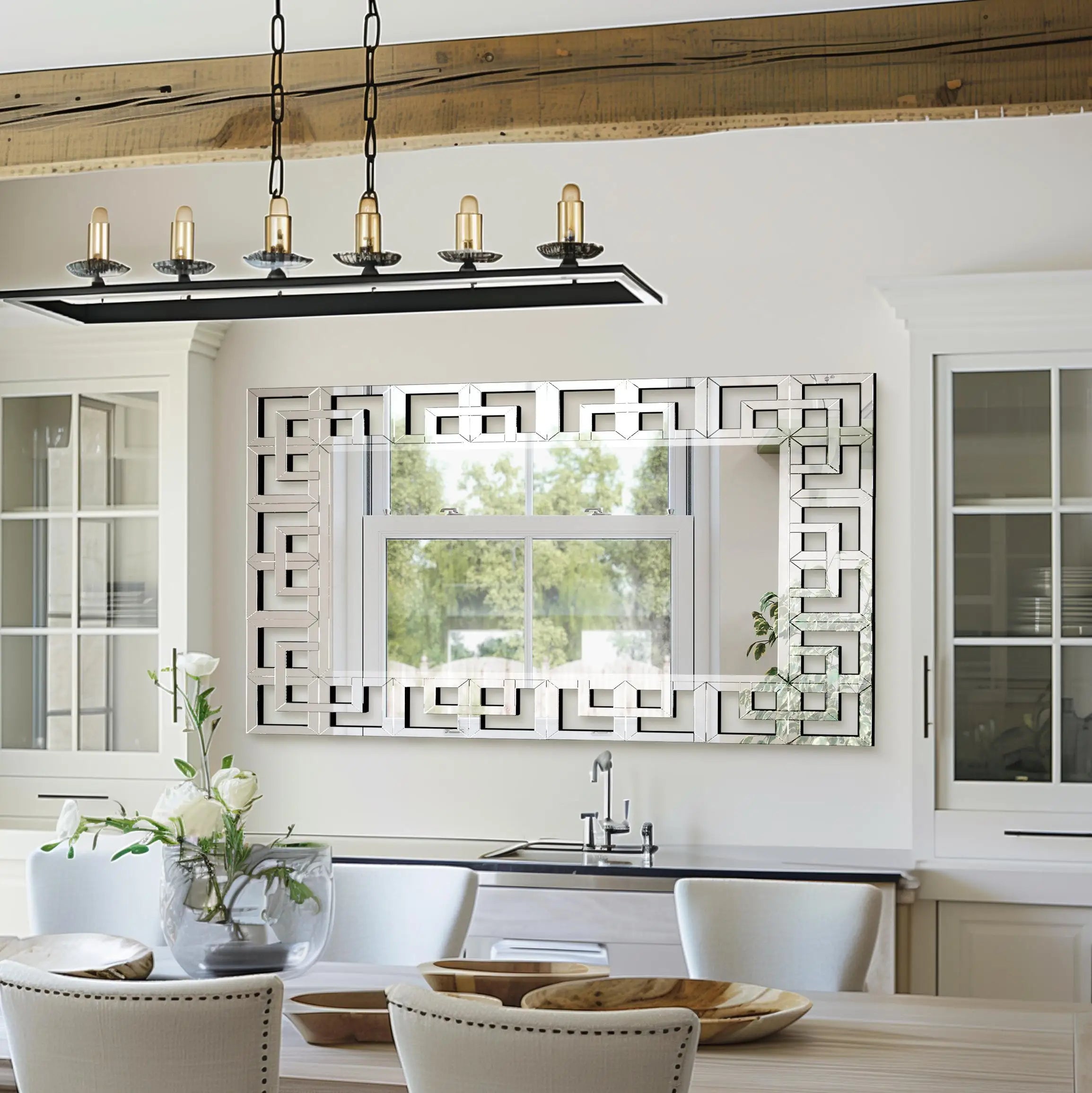 Beveled Glass Edge, Wall Accent Mirror