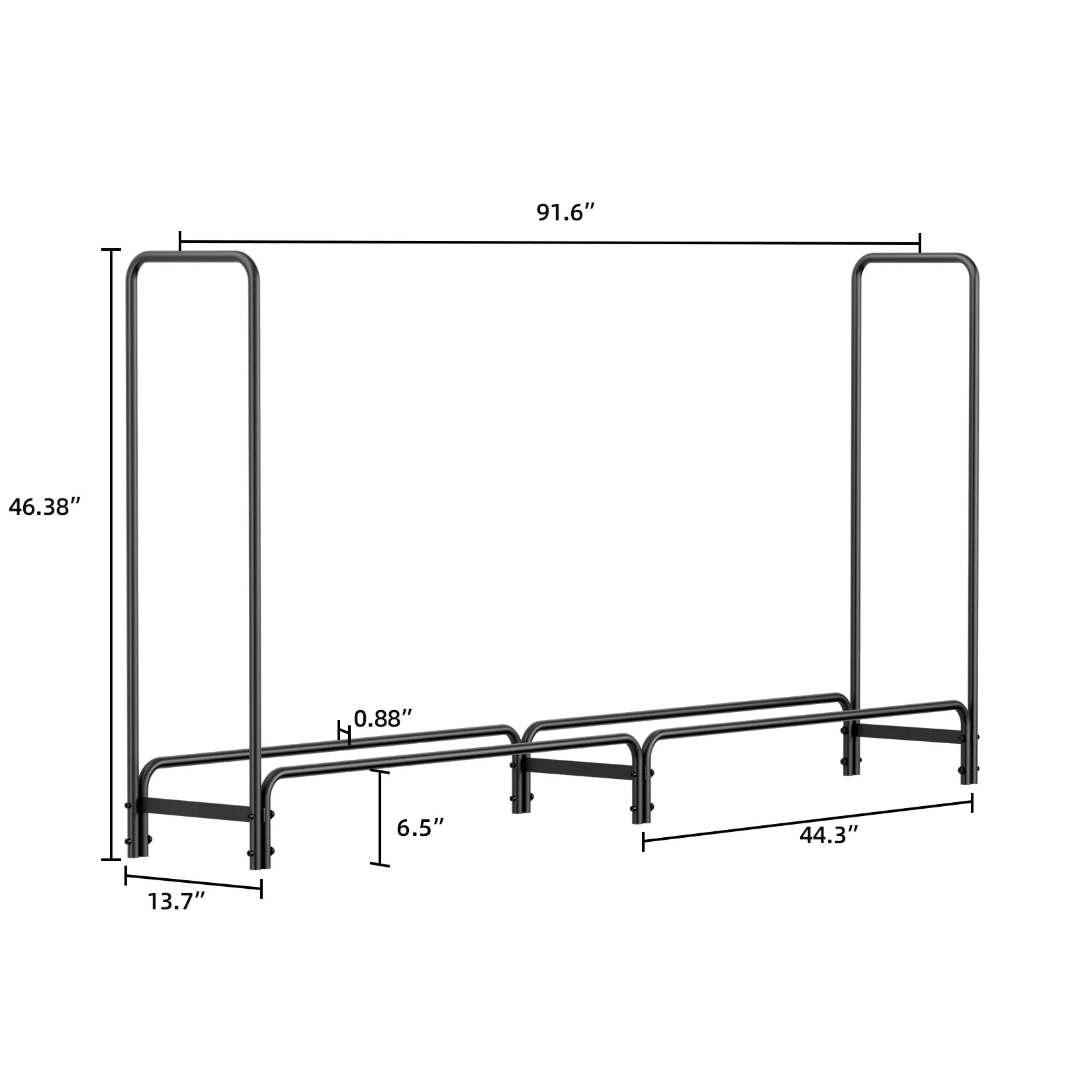 Heavy Duty Firewood Log Rack