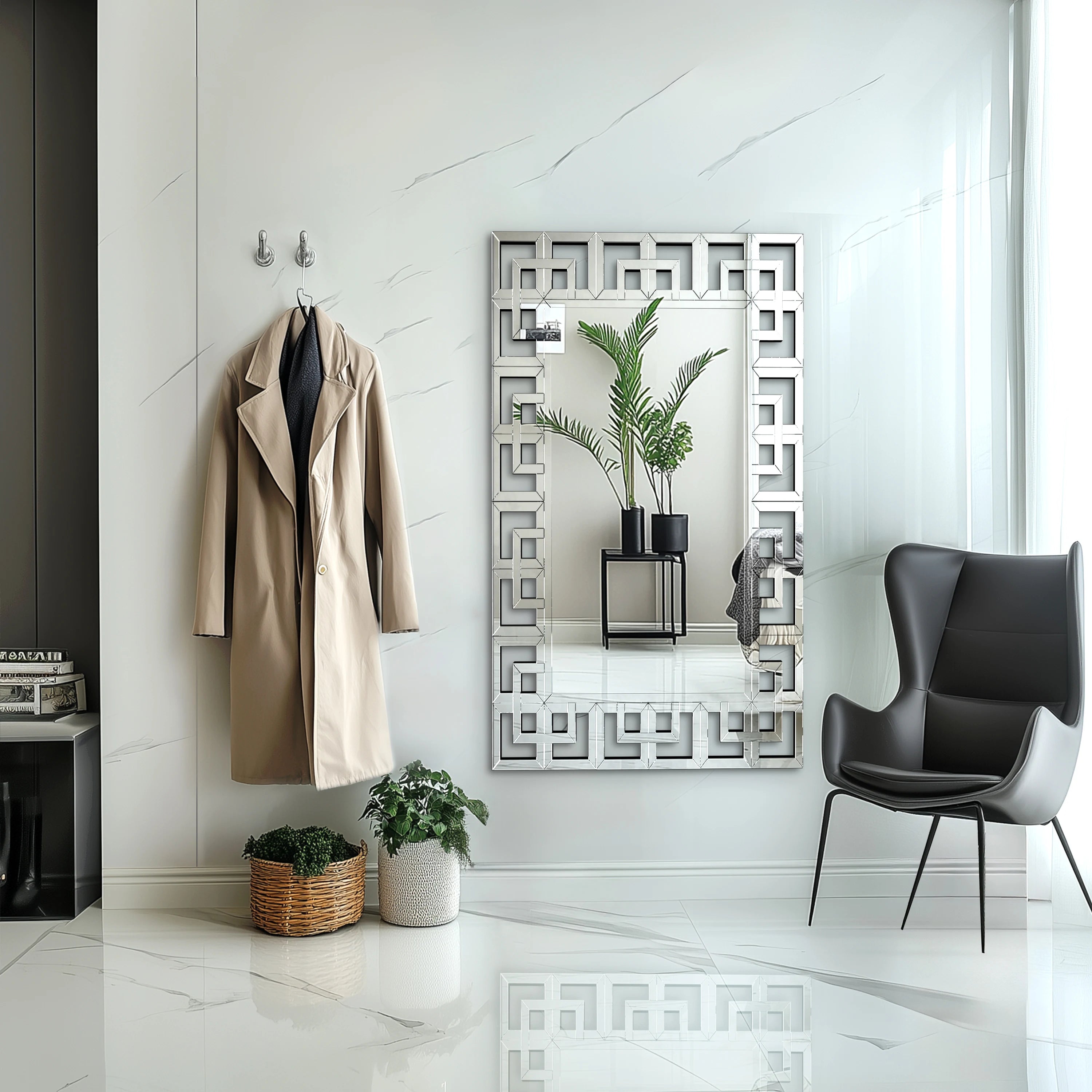 Beveled Glass Edge, Wall Accent Mirror