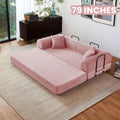 79'' Boneless Couch Foldable Convertible Futon Sleeper