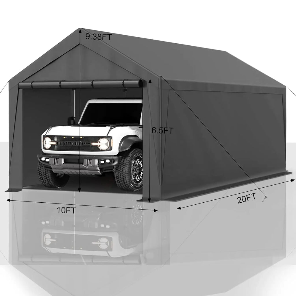Carport 10x20 Ft Heavy Duty Carport Canopy