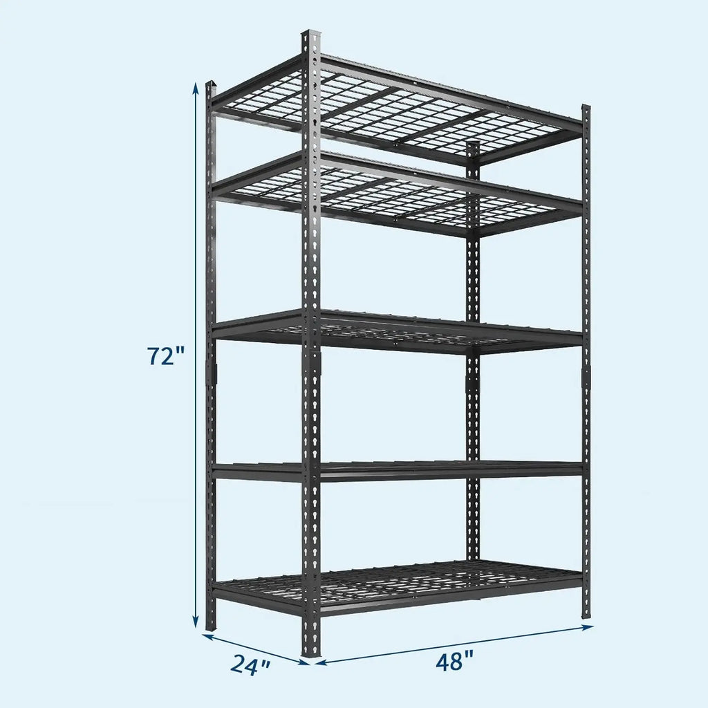 Heavy Duty 5 Tier Storage Shelves