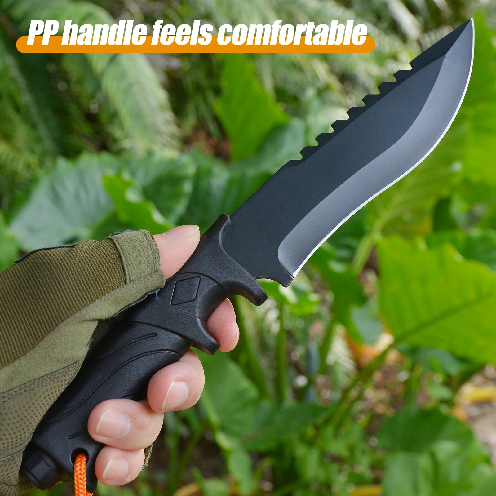 Damascus handmade forged knife