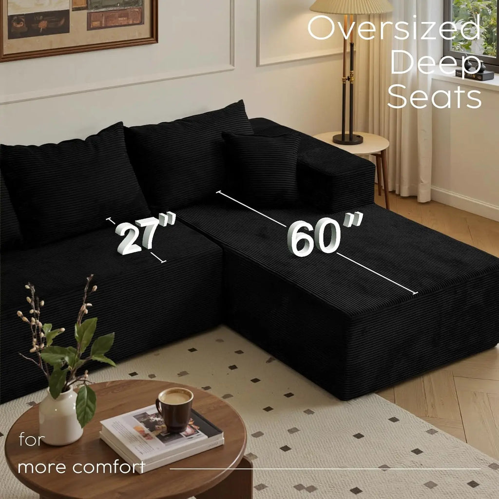 Boneless Couch for Living Room