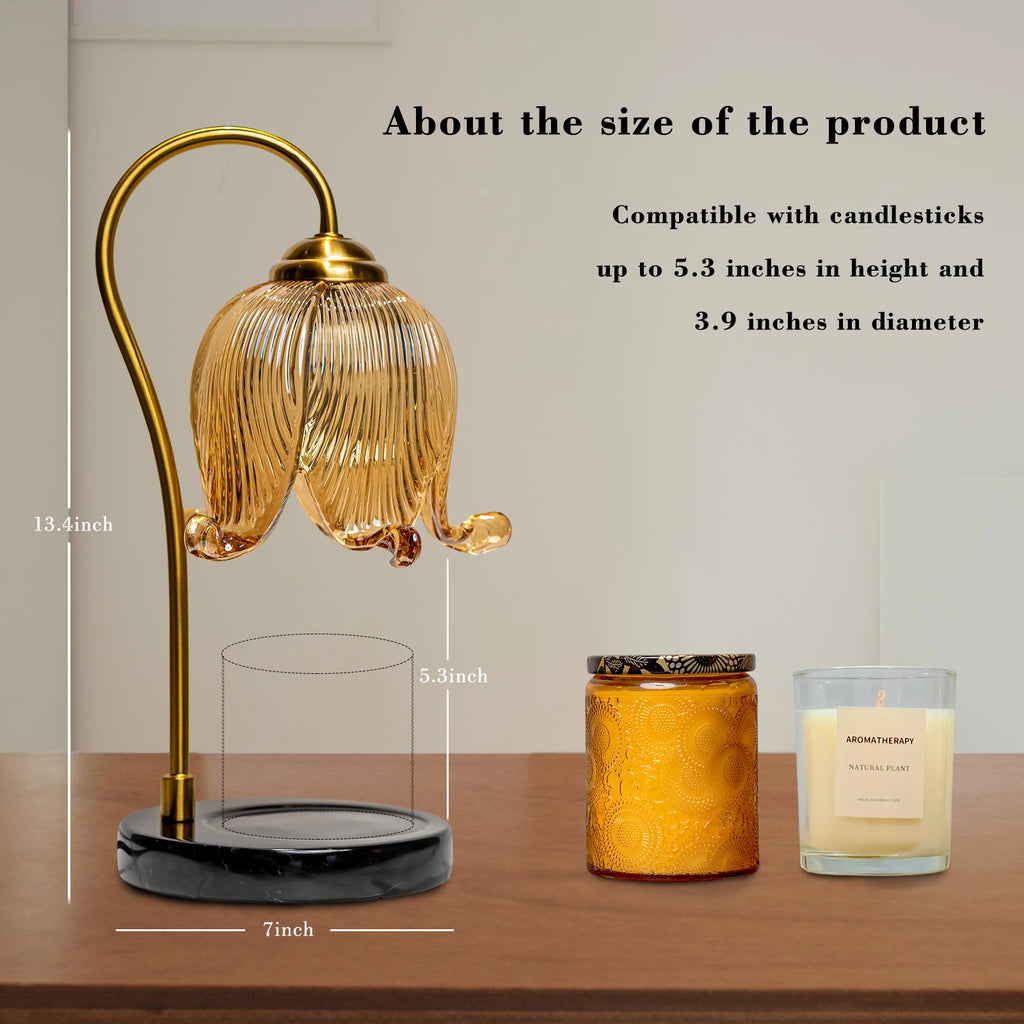Tulip Flower Warm Candle Lamp French