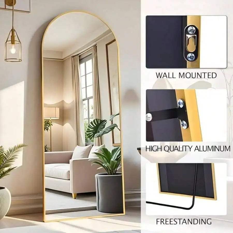 Arched Full Length Mirror Floor