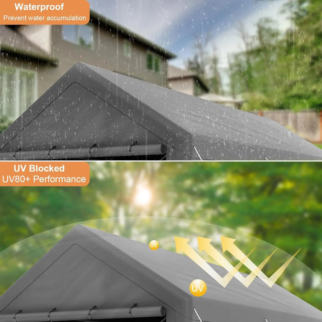 Carport 10x20 Ft Heavy Duty Carport Canopy