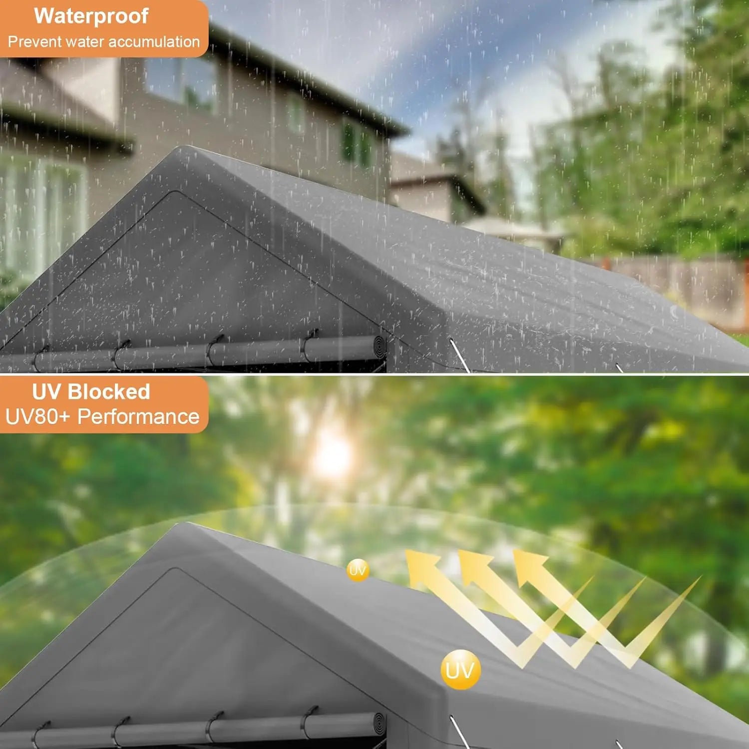 Carport 10x20 Ft Heavy Duty Carport Canopy