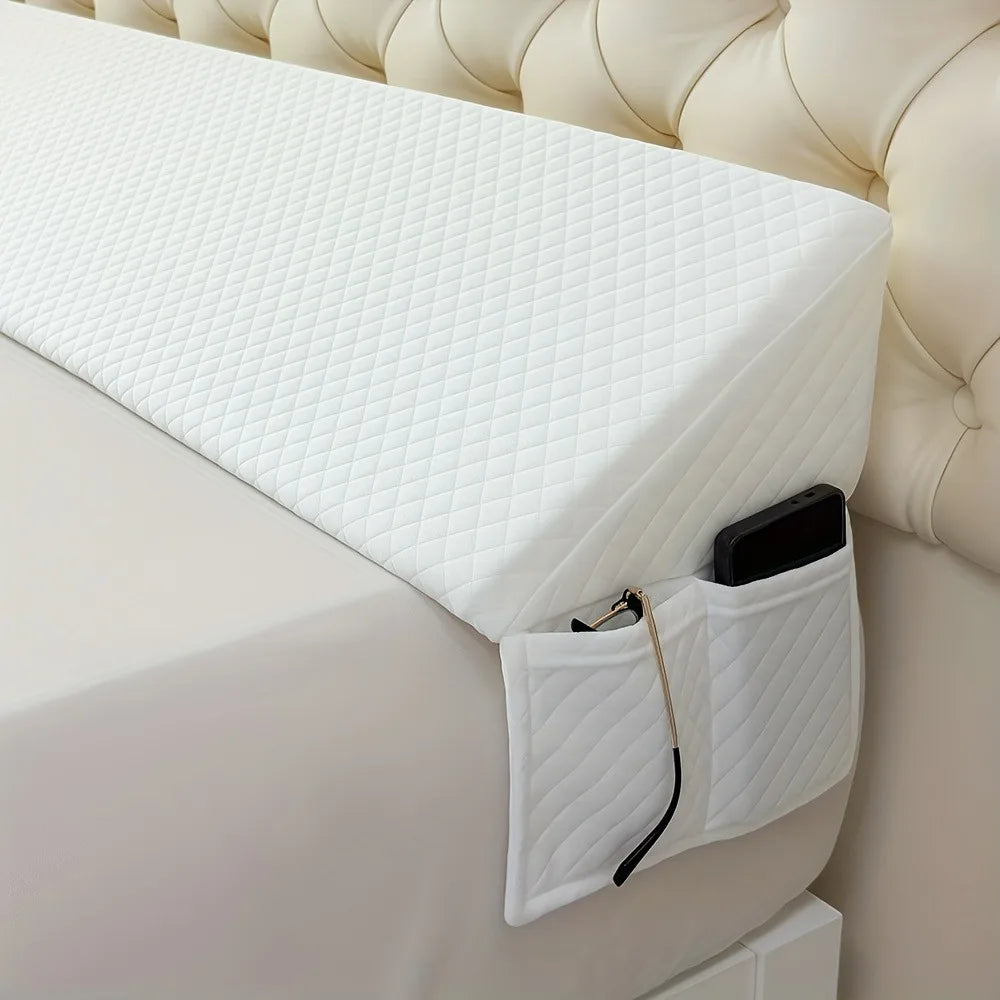 Bed Wedge Pillow Adjustable 0-7" Gap Filler