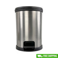 1.5 Gallon Plastic Step Trash Can Touchless