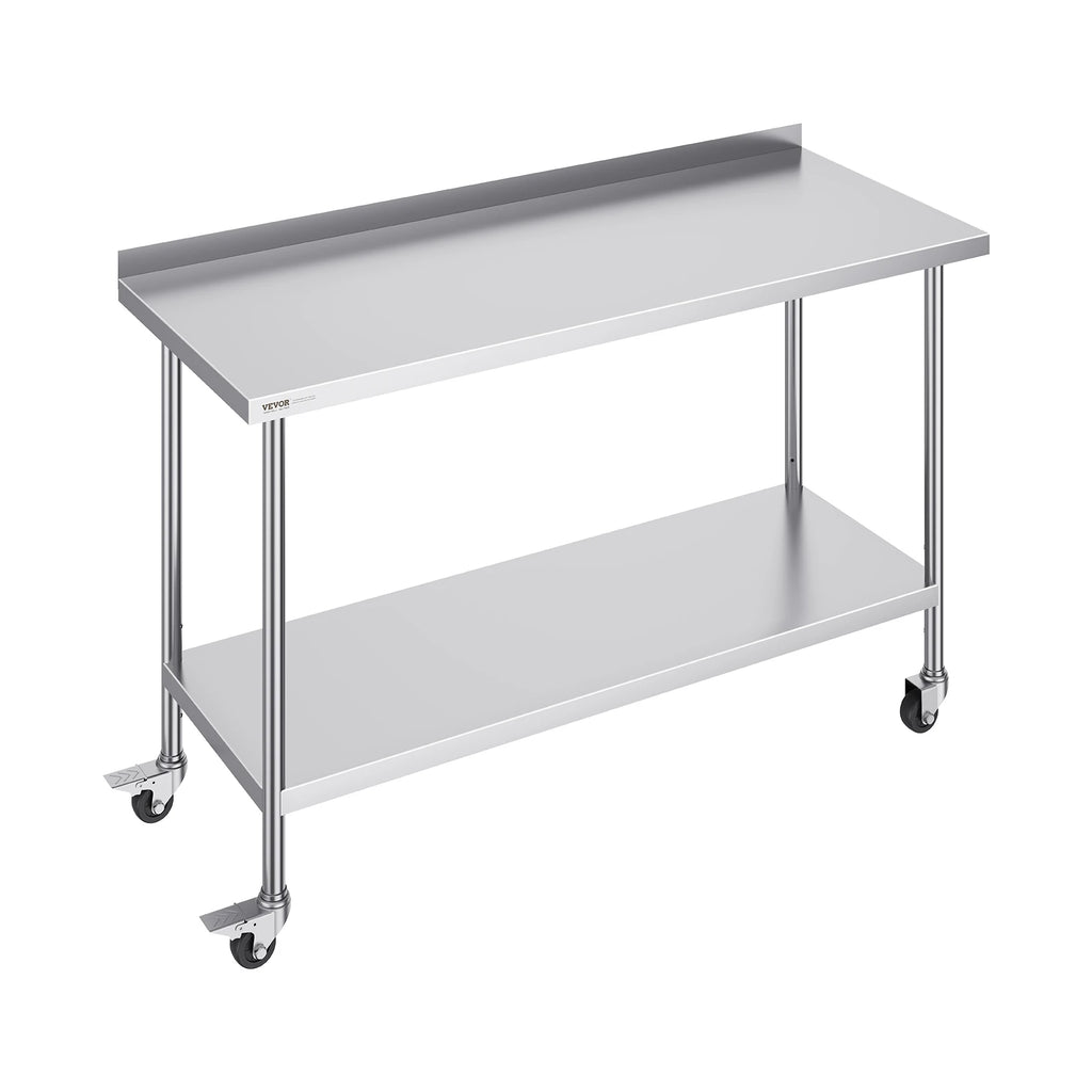 Table Stainless Steel Commercial Food Prep