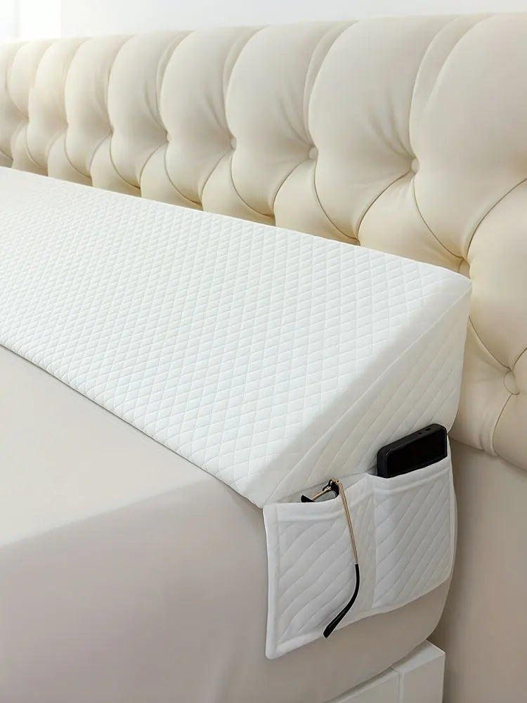 Bed Wedge Pillow Adjustable 0-7" Gap Filler