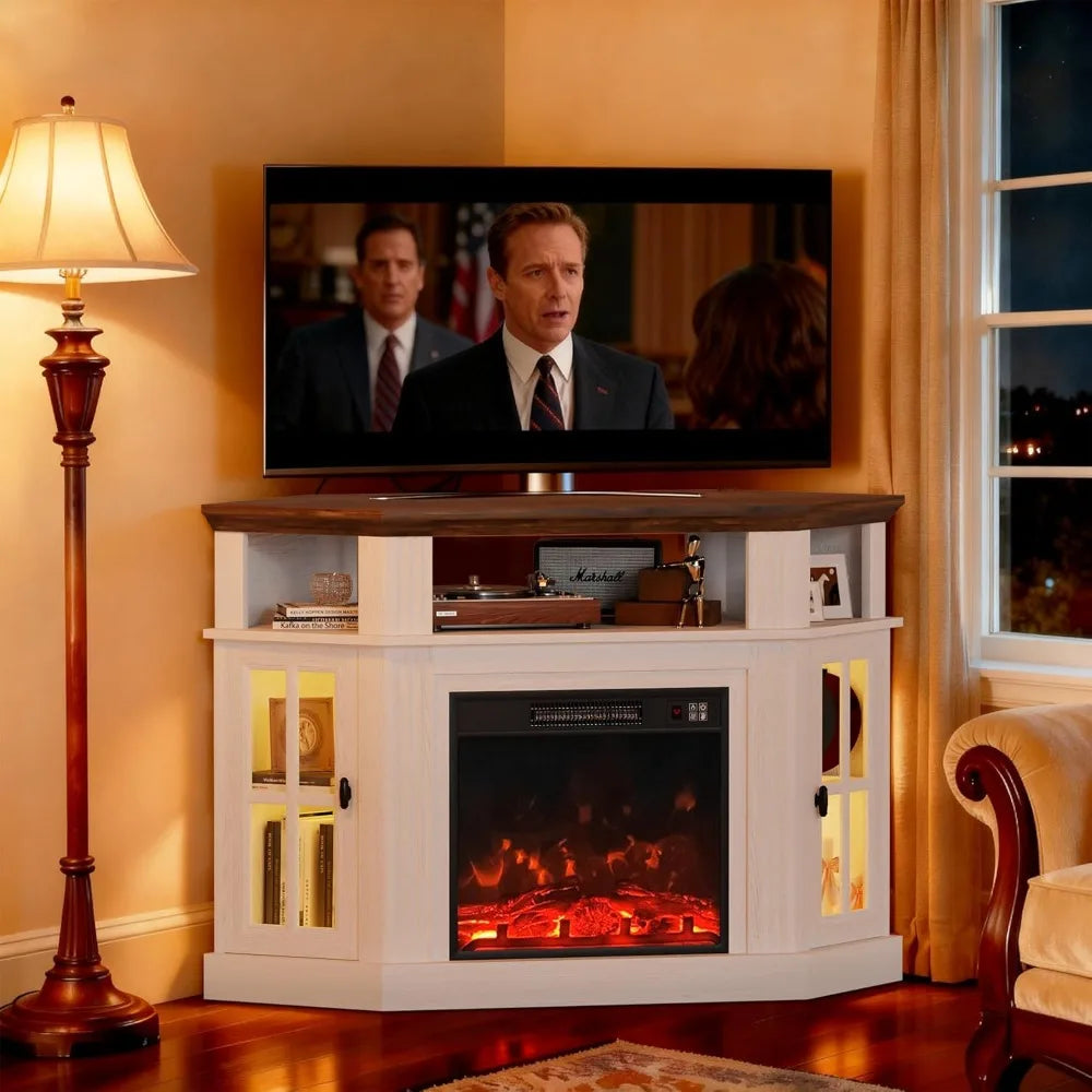 Fireplace TV Stand 55 Inch Living Room Bedroom