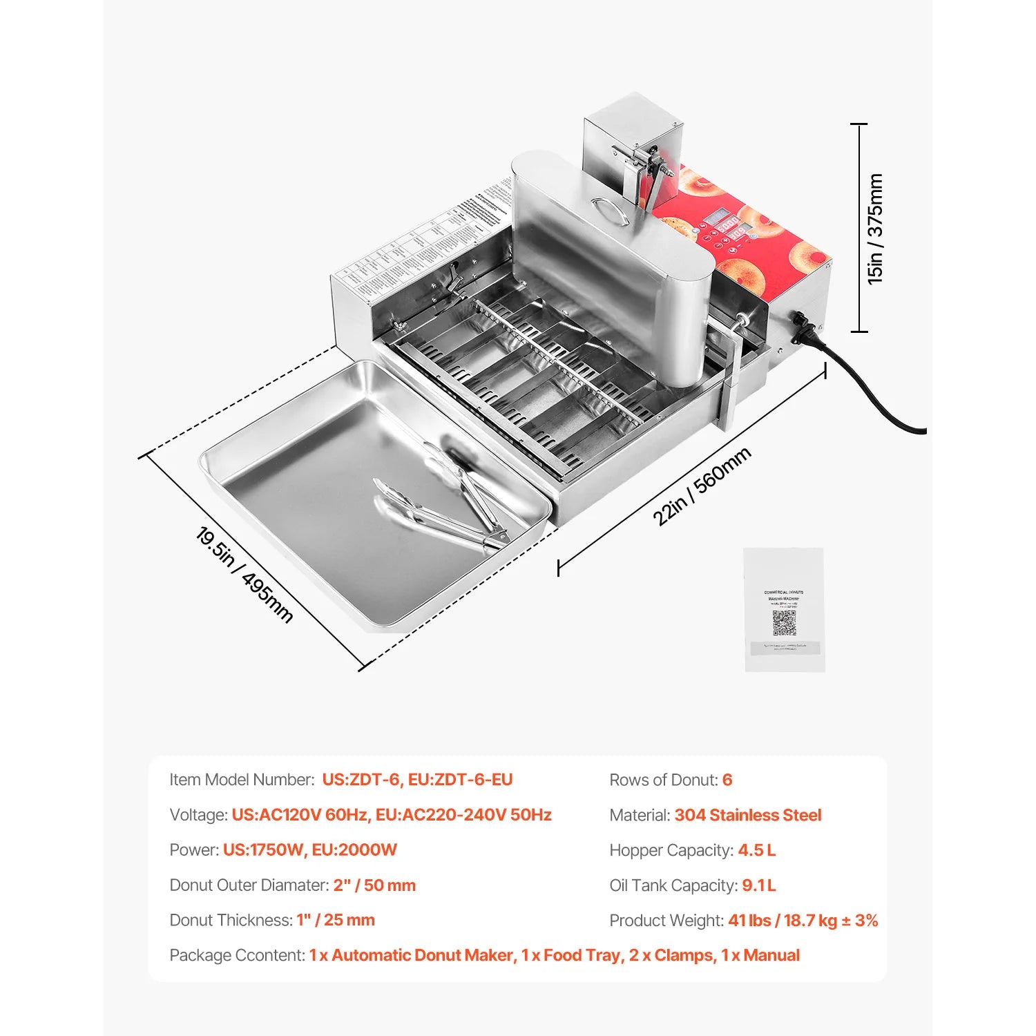 Commercial Automatic Donuts Machine