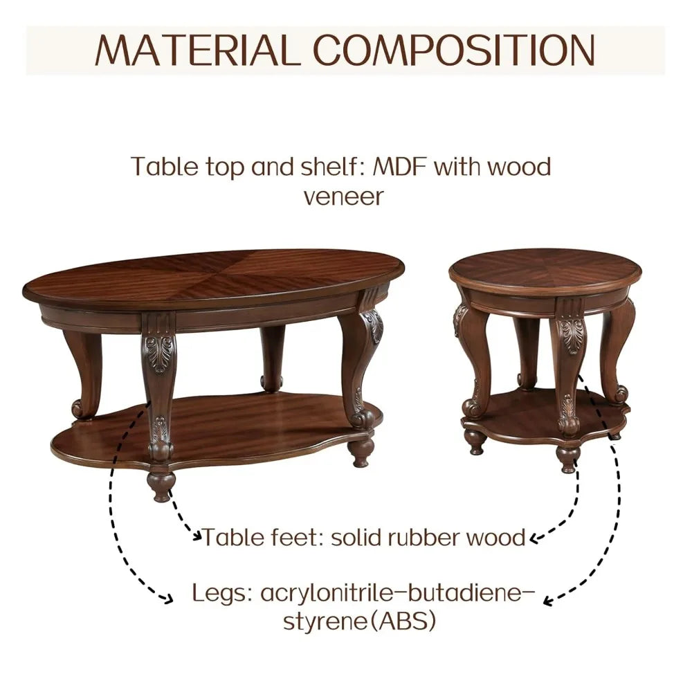 43 Inch Cherry Coffee Table