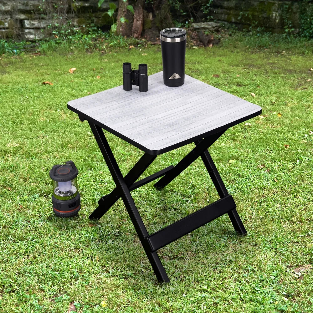 Adjustable Height Portable Folding Camp Table