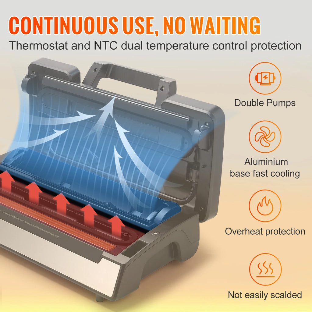 90Kpa 130W Vacuum Sealer