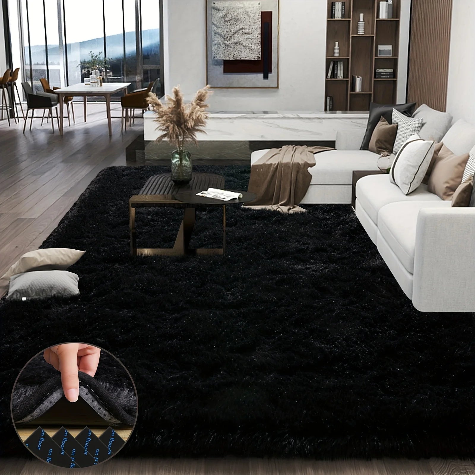 Plush Area Decorative Rug For Living Room